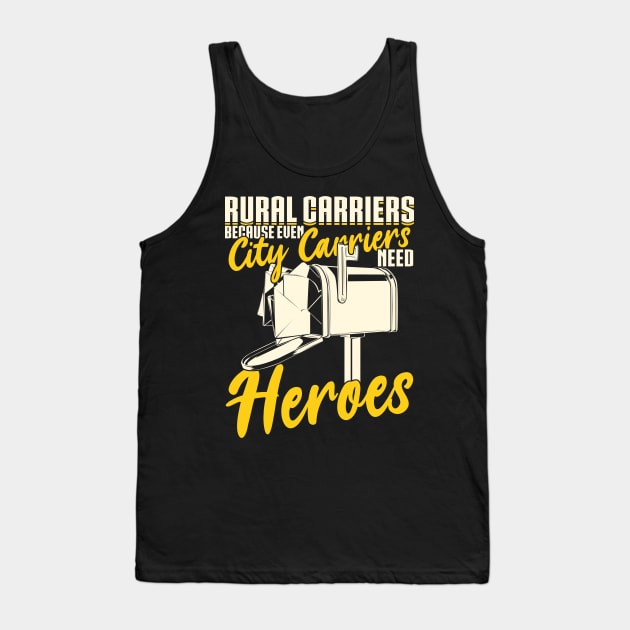 Funny Rural Letter Carrier Gift Tank Top by Dolde08